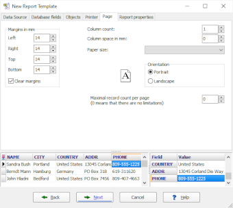 Creating Report (Step 5)